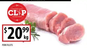 Supabarn PORK FILLETS offer