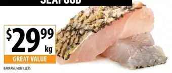 Supabarn BARRAMUNDI FILLETS offer