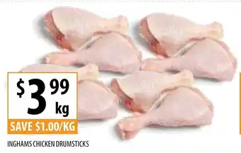 Supabarn INGHAMS CHICKEN DRUMSTICKS offer