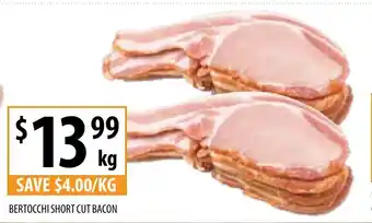 Supabarn BERTOCCHI SHORT CUT BACON offer