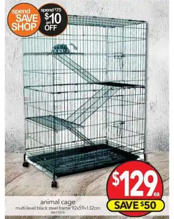 Cheap as Chips Animal Cage 92x59x132cm offer
