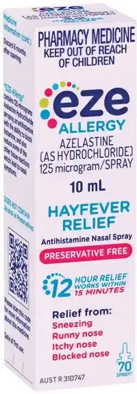 Soul Pattinson Chemist Eze Allergy Nasal Spray 10mL offer