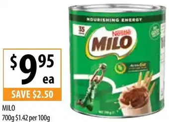 Supabarn MILO 700g offer