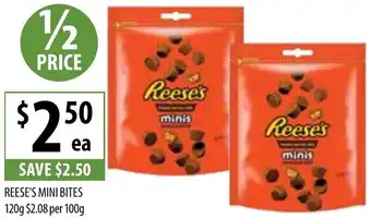 Supabarn REESE'S MINI BITES 120g offer