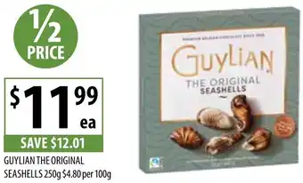 Supabarn GUYLIAN THE ORIGINAL SEASHELLS 250g offer