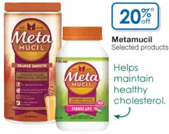 Soul Pattinson Chemist Metamucil Selected products offer