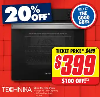 The Good Guys 60cm Electric Oven offer