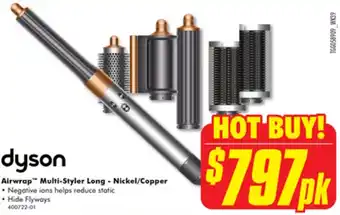 The Good Guys Airwrap Multi-Styler Long Nickel/Copper Negative ions helps reduce static offer