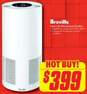 The Good Guys Breville Smart Air Plus Connect Purifier offer