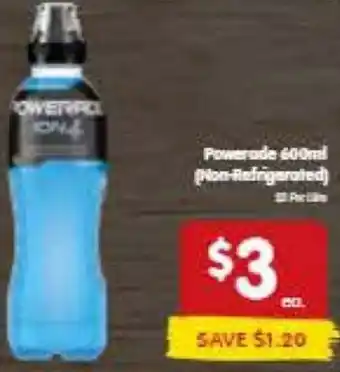 Spar Powerade 600ml offer