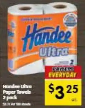 Spar Handee Ultra Paper Towels 2 Pack offer