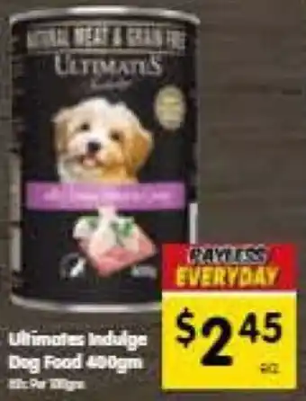 Spar Ultimates Indulge Dog Food 400gm offer