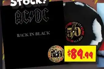 JB Hi-Fi AC/DC BACK IN BLACK offer