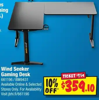 JB Hi-Fi Wind Seeker Gaming Desk offer