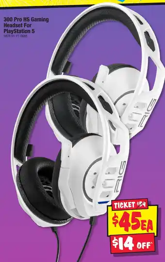 JB Hi-Fi 300 Pro HS Gaming Headset For PlayStation 5 offer