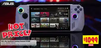 JB Hi-Fi ROG Ally Handheld Gaming Console 512GB offer