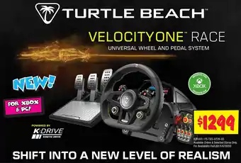 JB Hi-Fi VELOCITYONE RACE UNIVERSAL WHEEL AND PEDAL SYSTEM offer