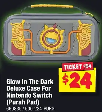 Glow In The Dark Deluxe Case For Nintendo Switch , Purah Pad