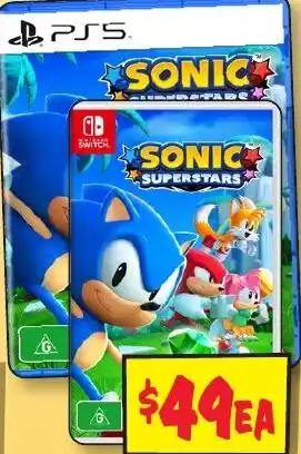 JB Hi-Fi SONIC SUPERSTARS offer
