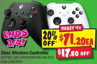 JB Hi-Fi Xbox Wireless Controller offer