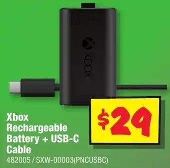 JB Hi-Fi Xbox Rechargeable Battery + USB-C Cable offer