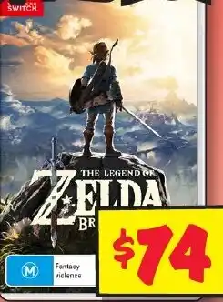 JB Hi-Fi THE LEGEND OF ZELDA : Breath of the wild offer