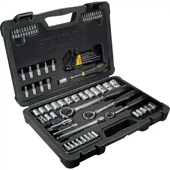 SuperCheap Auto Stanley Socket Set 1/4 3/8 & 1/2 Metric 80 Piece offer