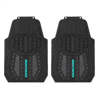 SuperCheap Auto Skechers Hyper Pillar Floor Mats Black/Aqua Front Pair offer
