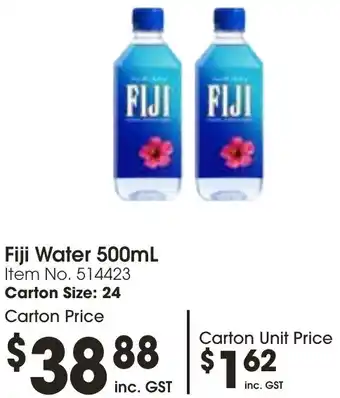 Campbells Wholesale Fiji Water 500mL offer