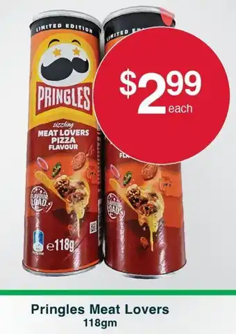 Pringles Meat Lovers 118gm