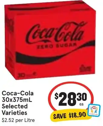 Ritchies Coca-Cola 30x375mL offer