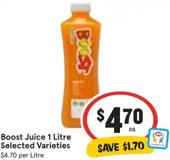 Ritchies Boost Juice 1 Litre Selected Varieties offer