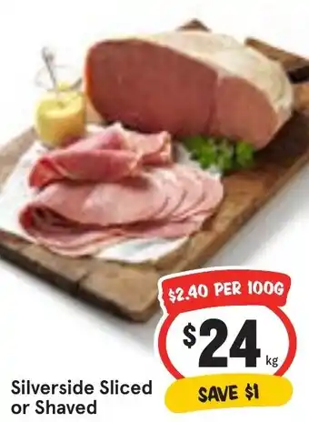 Silverside Sliced or Shaved per kg