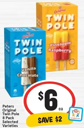 Peters Original Twin Pole 8 Pack