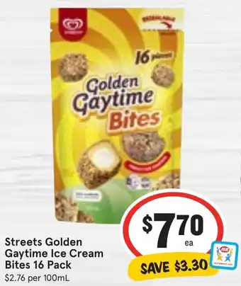 Ritchies Streets Golden Gaytime Ice Cream Bites 16 Pack offer