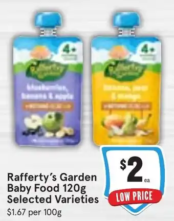 Ritchies Rafferty's Garden Baby Food 120g offer