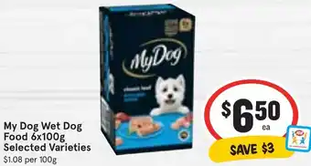 Ritchies My Dog Wet Dog Food 6x100g offer