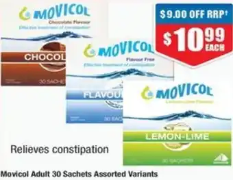 Chemist Warehouse Movicol Adult 30 Sachets Assorted Variants offer