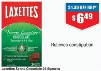 Laxettes Senna Chocolate 24 Sqaures