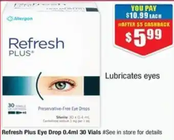 Refresh Plus Eye Drop 0.4ml 30 Vials