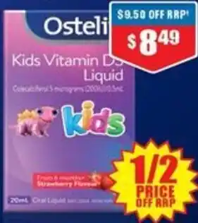 Chemist Warehouse Ostelin Kids Vitamin DS Liquid offer