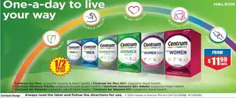 Chemist Warehouse Centrum Range offer