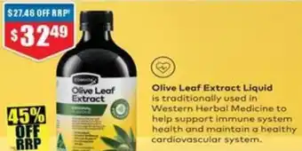 Chemist Warehouse Olive Leaf Extract Liquid offer