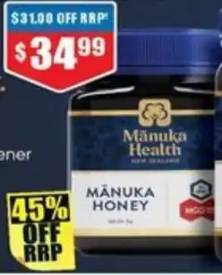 Chemist Warehouse Manuka Health Manuka Honey offer