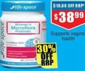 Chemist Warehouse Microflora Probiotic 60 Capsules offer