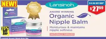 Chemist Warehouse Lansinoh Organic Nipple Balm 56g offer