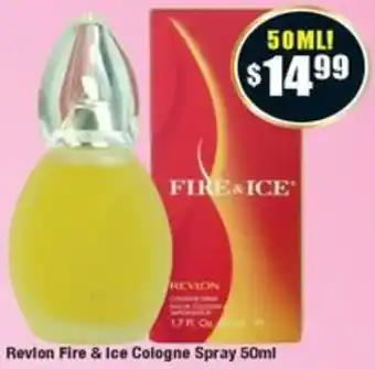 Chemist Warehouse Revlon Fire & Ice Cologne Spray 50ml offer