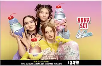 Chemist Warehouse ANNA SUI SUNDAE 50ML EDT ASSORTED VARIANTS offer