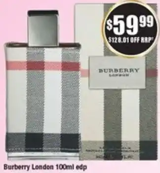 Chemist Warehouse Burberry London 100ml edp offer
