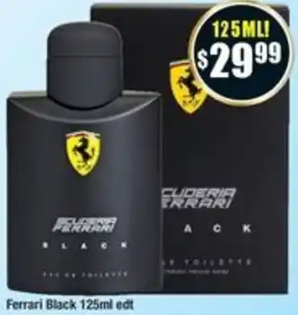 Chemist Warehouse Ferrari Black 125ml edt offer